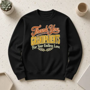 Good Awesome Grandparents Day Thank You Heartfelt Vector Sweater