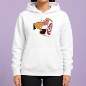 Nice Awesome ICE Cream Fingers Naughty Humor Funny Hoodie