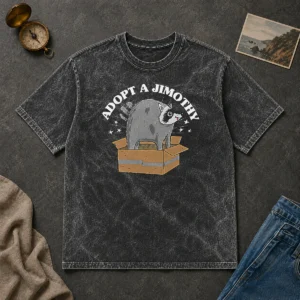 Nice Top Adopt A Jimothy Washed T-Shirt
