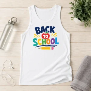 Top Hot Pixel Art Retro Game Back To School Tank Top