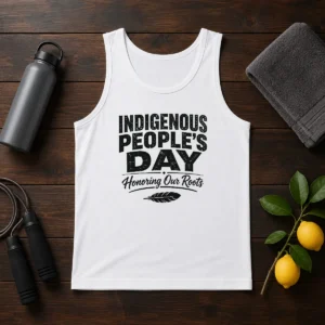Nice Indigenous Peoples Day Pride Silhouette (2) Tank Top