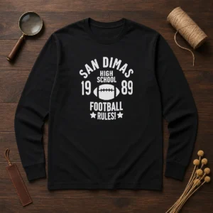 Official Brandon Walker San Dimas High School 1989 Football Rules Long Sleeve Shirt