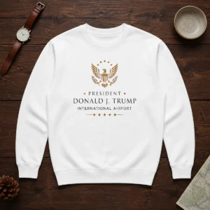 Hot President Donald J Trump Internationanl Airport Sweater