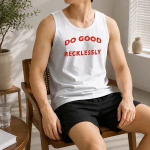 Nice Funny Do Good Recklessly Motivational Quote Tank Top