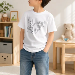 Awesome Here Comes A Special Boy Guitarist Doodle Kids T-Shirt
