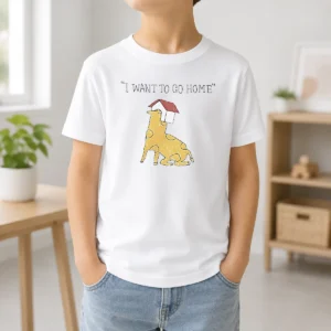 Funny I Want To Go Home Kids T-Shirt
