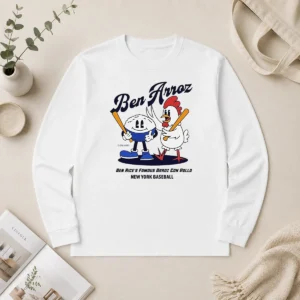 Hot Good Ben Rice New York Yankees MLB Ben Arroz Famous Arroz Con Pollo New York Baseball Long Sleeve Shirt