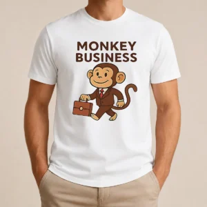 Happy Hot Monkey Business Professional Monkey With Briefcase