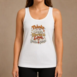 Premium Original Grandparents Day Thank You Doodle For Family Love Tank Top
