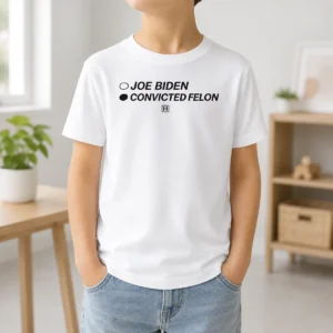 Good Joe Biden Convicted Felon Political Election Kids T-Shirt