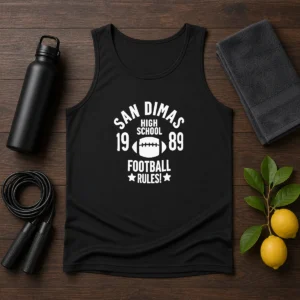 Official Brandon Walker San Dimas High School 1989 Football Rules Tank Top