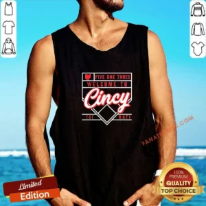Official Five One Three Welcome To Cincy The Nati Shirt - Image 5