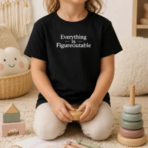 Premium Everything Is Figureoutable Kids T-Shirt