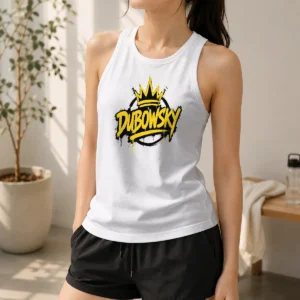Pretty Dubowsky Graffiti Crown Paint Drip Street Art Logo Tank Top