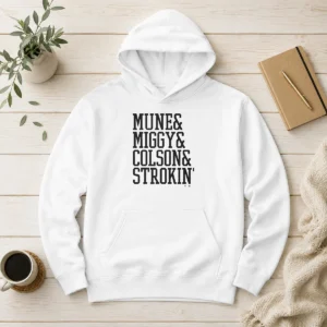 Hot Pretty Mune Miggy Colson And Strokin' Detroit Tigers Players Hoodie