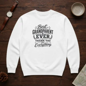 Original Grandparents Day Thank You Gift Line Art Sweater