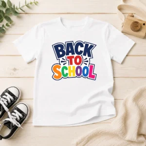 Hot Nice Retro Distressed Back To School Typography Kids T-Shirt