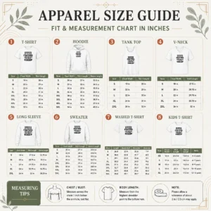 Size chart for Premium Pretty Remember Me In Your Prayers Like You Do In Your Gossip with measurements in inches and cm to help choose the right fit