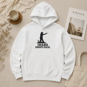 Original Good Jordan Salinas Idaho Shoots Back Hoodie