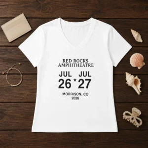 Good Red Rocks Amphitheatre July 26 To 27 2026 Morrison CO Event V-Neck Shirt