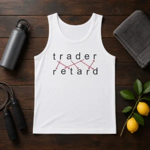 Good Trader Retard Wordplay Stock Market Trading Tank Top