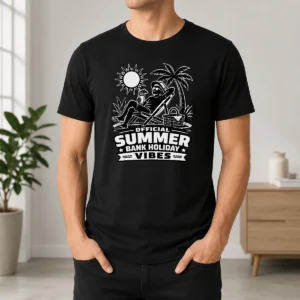 Funny Original Summer Bank Holiday Vibes Silhouette