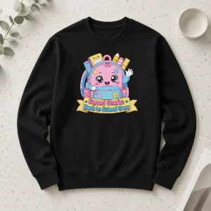 Nice Awesome Back To School Squad Kawaii For Kids Long Sleeve Shirt