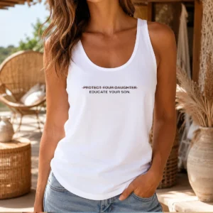 Original Protect Your Daughter Educate Your Son Quote Tank Top
