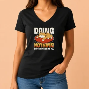 Nice Official Awesome Giving It My All V-Neck Shirt