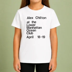 Hot Pretty Alex Chilton At The Lower Manhattan Ocean Club April 18 19 Kids T-Shirt