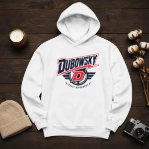 Pretty Dubowsky Built Different Lightning Bolt Sports Logo Hoodie