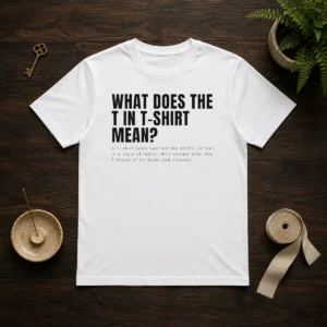 Funny What Does The T In Mean T Shirt Definition