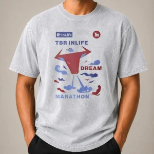 Hot Original TBR Inlife Dream Marathon Washed T-Shirt