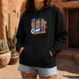 Original Back To School Ready To Own It Typography Hoodie