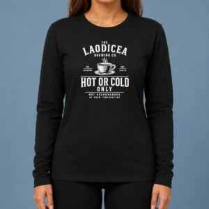 Top Pretty The Laodicea Brewing Co Hot Or Cold Only Revelation 3 14 22 Long Sleeve Shirt