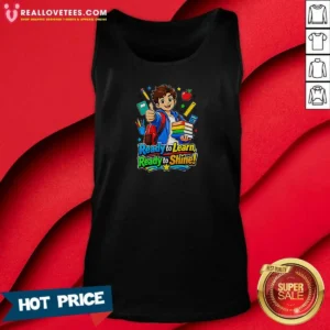 Nice Back To School Motivational Shine Graphic Tank Top
