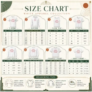 Size chart for Official I Support Women'S Rights And Wrongs Funny Quote with measurements in inches and cm to help choose the right fit