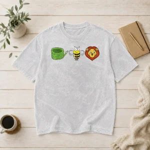 Awesome Nice Hose Bee Lion Funny Washed T-Shirt