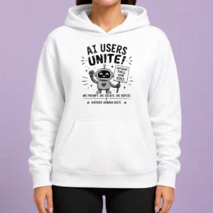 Hot Funny AI Users Unite We We Create We Repeat Hoodie