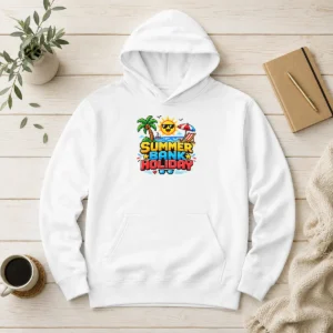 Hot Good Pixel Art Summer Bank Holiday Beach Retro Game Hoodie