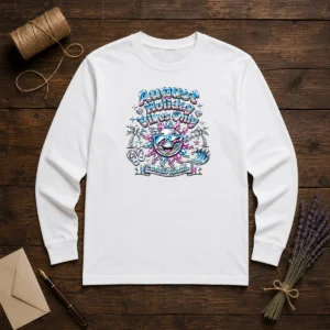 Premium August Holiday Vibes Y2K Chrome Sun Long Sleeve Shirt
