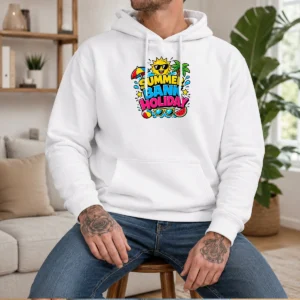 Pretty Cartoon Summer Bank Holiday Beach Ball Watermelon Hoodie