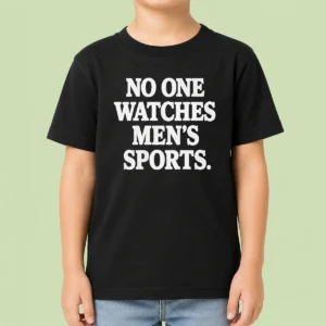 Nice Awesome No One Watches Men's Sports Satire Ironic Shirt - Image 9