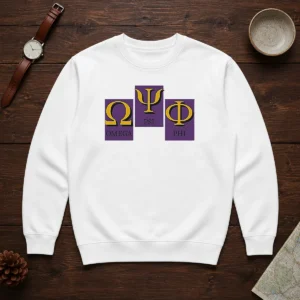 Official Omega PSI PHI Logo Sweater