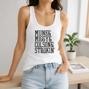 Awesome Mune Miggy Colson And Strokin' Detroit Tigers Players Tank Top