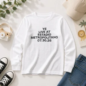 Awesome Ye Live At Estadio Metropolitano July 30 2026 Long Sleeve Shirt