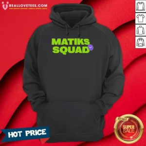 Premium Matiks Squad Gaming Community Logo Hoodie