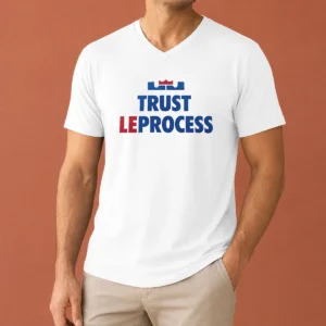 Top Nice Lebron James Philadelphia 76ers Trust The Process NBA Basketball V-Neck Shirt