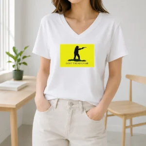 Official Nice Jordan Salinas Don'T Tread On Me V-Neck Shirt