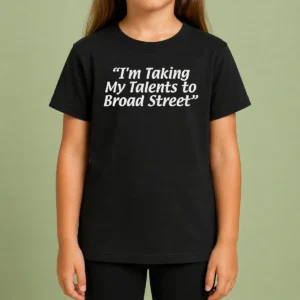 Nice Official I'M Taking My Talents To Broad Street Philadelphia Flyers Kids T-Shirt